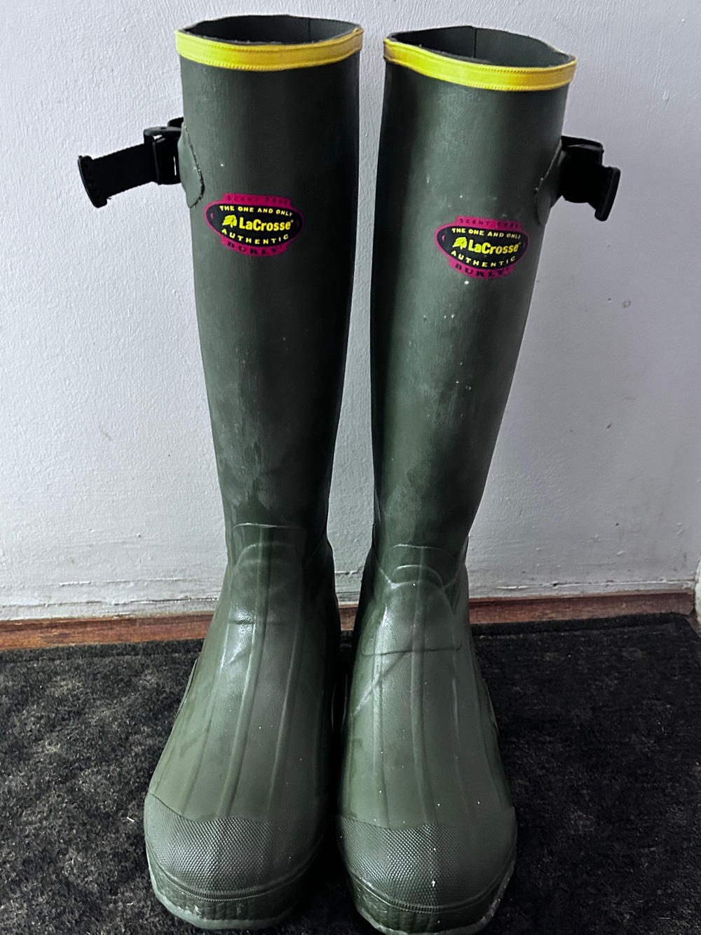 LaCrosse Black and White Interior Label Boots